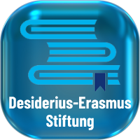 Button mit Link zur Desiderius-Erasmus-Stiftung