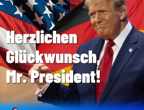 Herzlichen Glückwunsch, Mr. President!