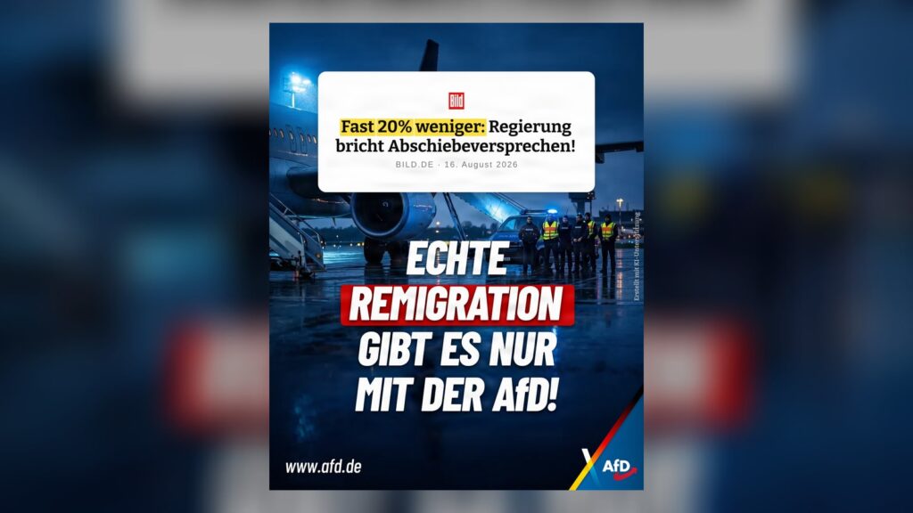 Abschiebezahlen brechen massiv ein