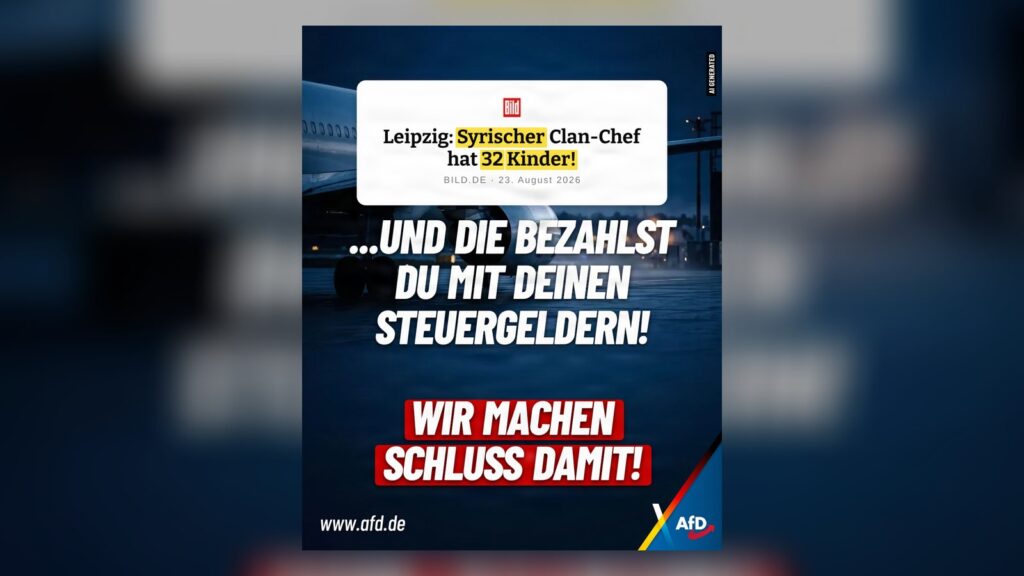 Leipzig: Syrischer "Clan-Chef" hat 32 Kinder