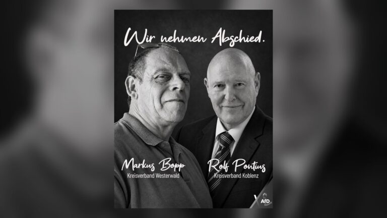 Wir nehmen Abschied