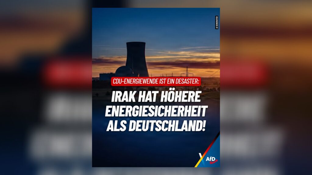 Platz 69 bei Stromsicherheit: Deutschland hinter Irak