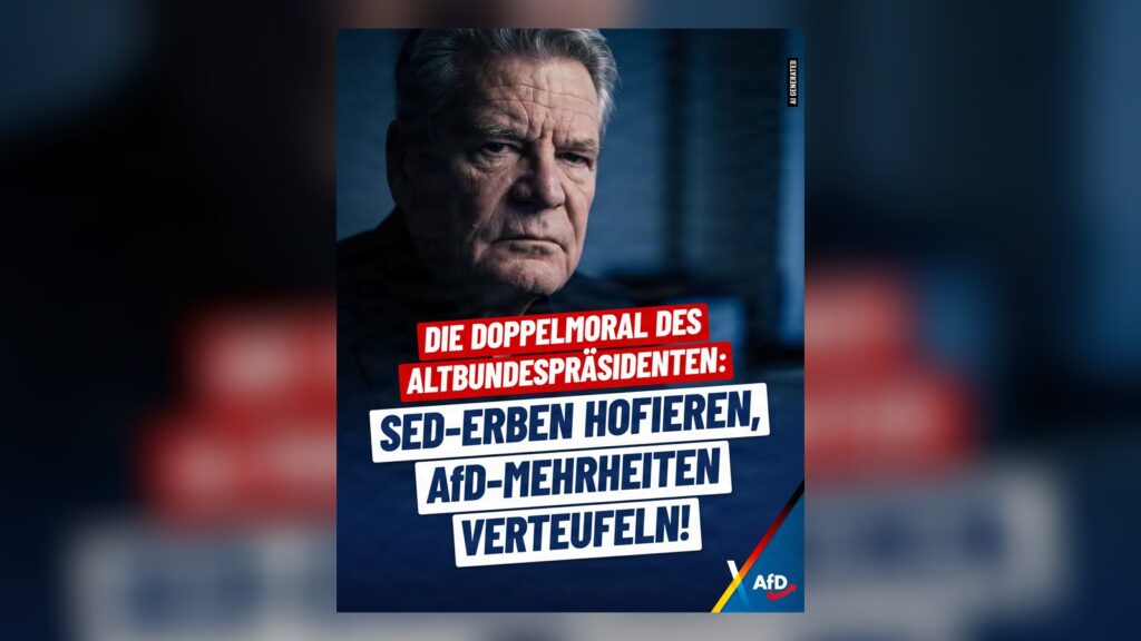 Gauck misst mit zweierlei Maß bei Wahlergebnissen