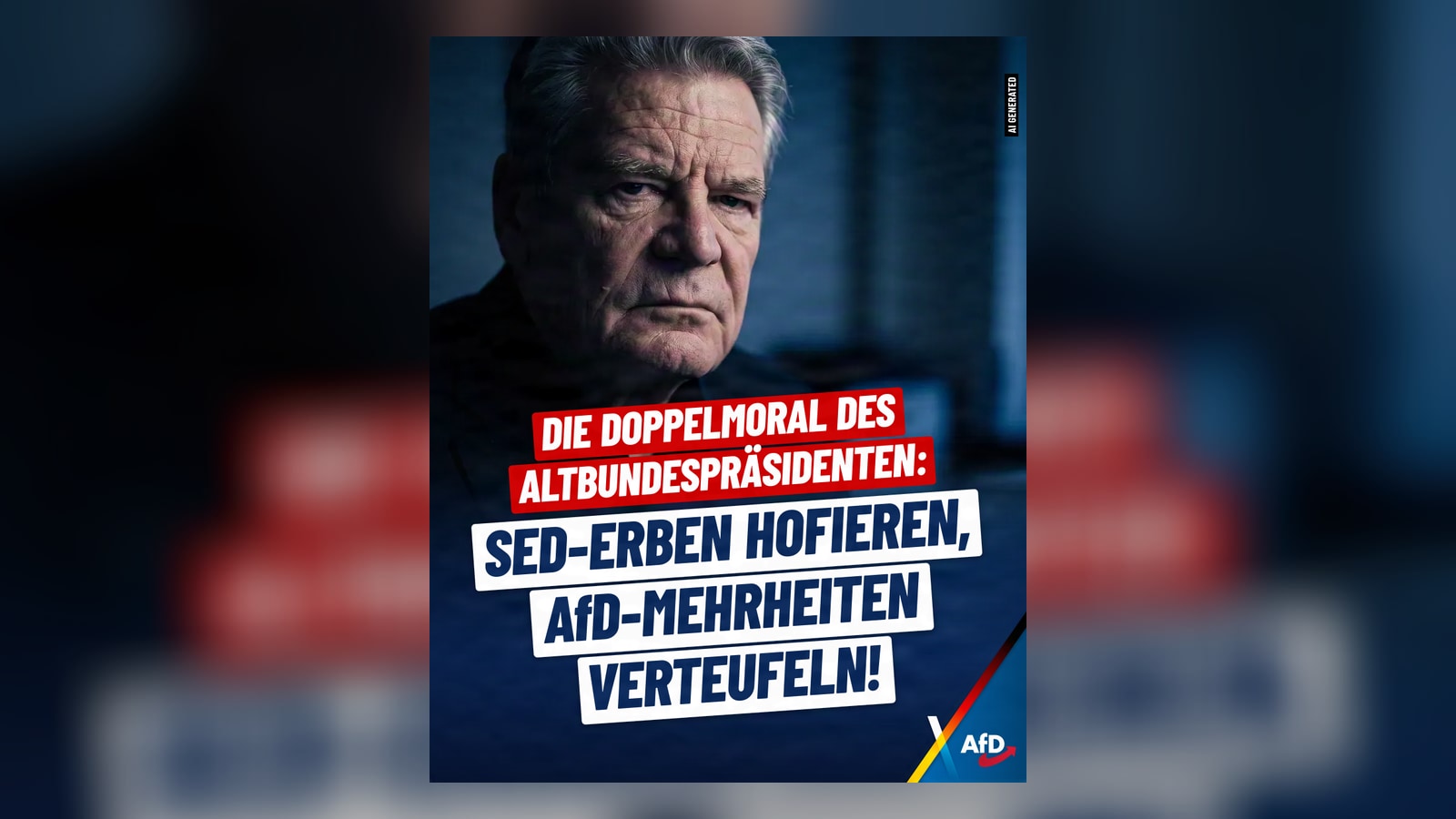 Gauck misst mit zweierlei Maß bei Wahlergebnissen
