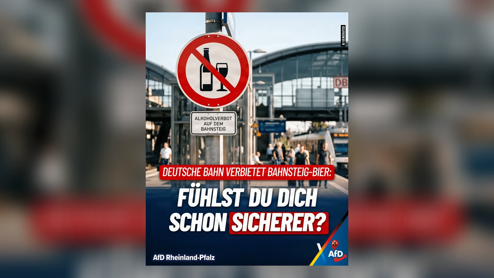 Bierverbot an Bahnhöfen bekämpft falsche Ursachen